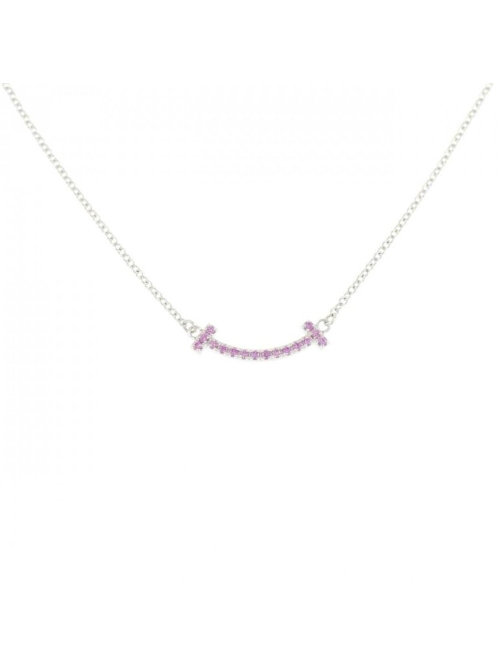 Tiffany & Co T Smile Mini Necklace